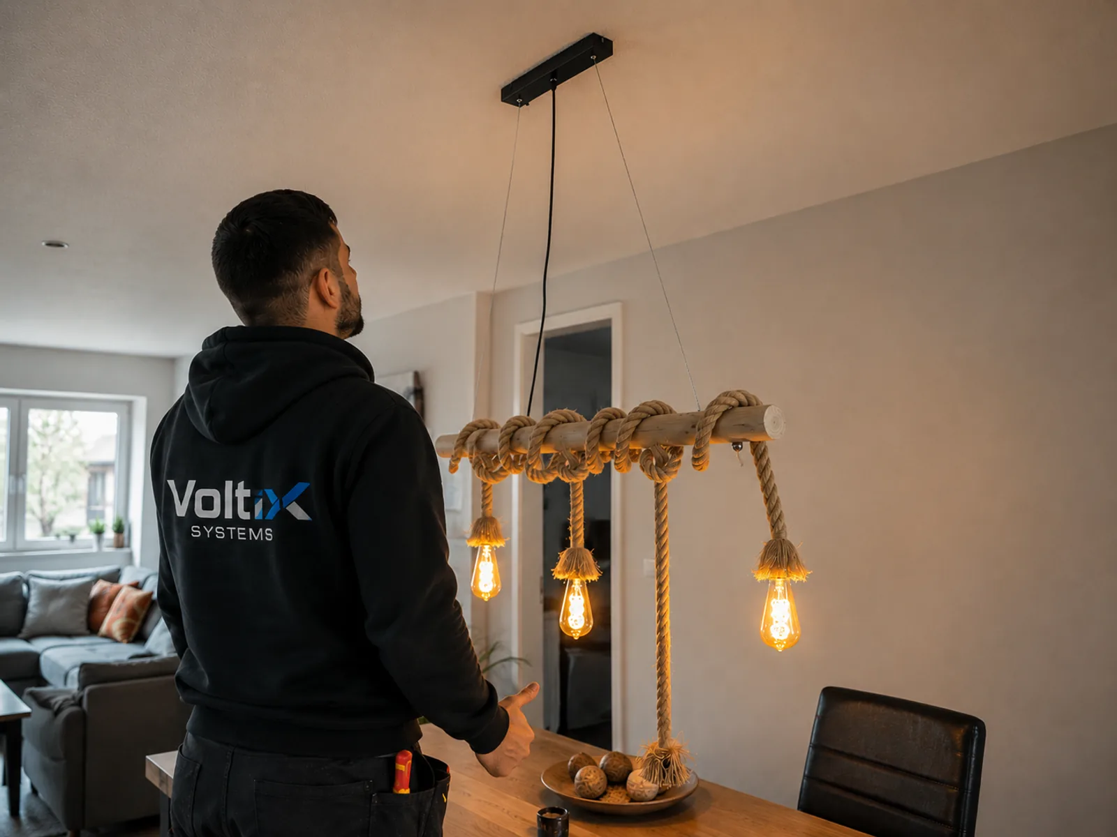 Lampenmontage und Beleuchtung in Wohnung und Haus