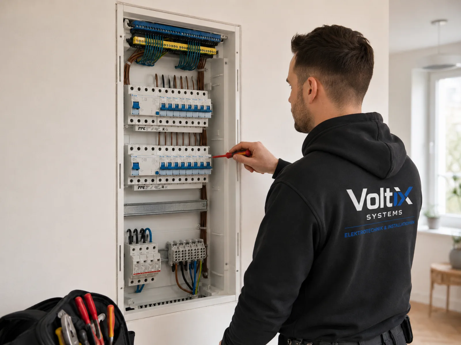 Sicherungskasten Modernisierung durch Voltix Systems
